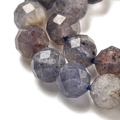 Natural Iolite Beads Strands G-J400-E05-02A-1