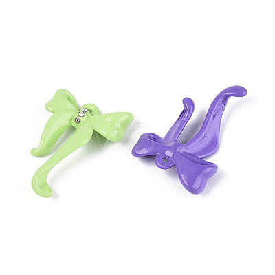 Spray Painted Alloy Pendants PALLOY-N181-16-1