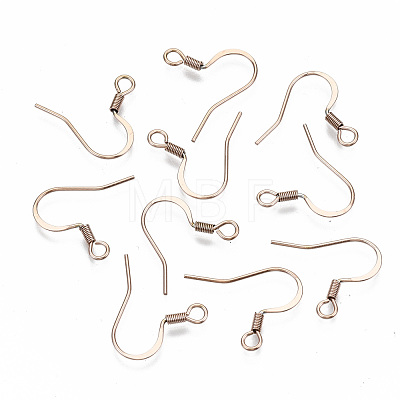 304 Stainless Steel French Earring Hooks STAS-S111-006RG-NR-1