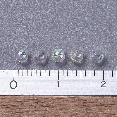 Eco-Friendly Transparent Acrylic Beads X-PL730-2-1