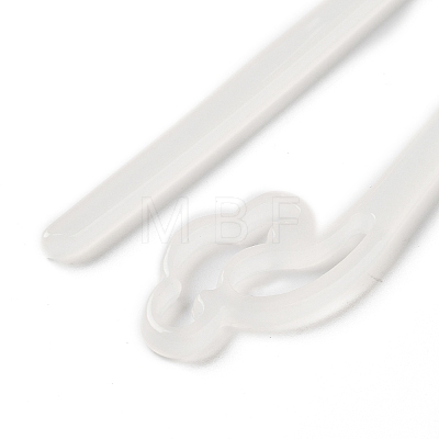 Opaque Acrylic Hair Sticks OHAR-C011-03H-1