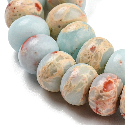 Synthetic Imperial Jasper Dyed Beads Strands G-D077-E01-02I-1