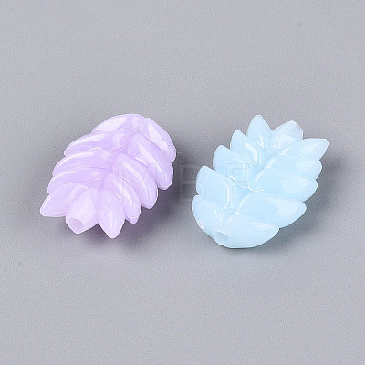 Imitation Jelly Acrylic Beads OACR-N150-27-1