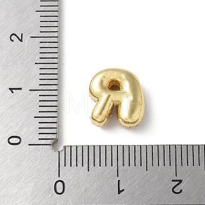 Brass Micro Pave Cubic Zirconia Beads KK-P290-61G-R-1