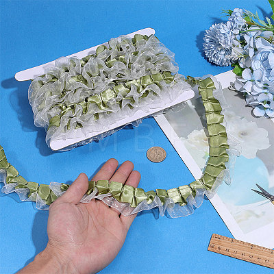 1Pc Polyester Ruffled Trimming DIY-ME0003-35C-1