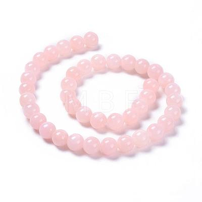 Natural Mashan Jade Round Beads Strands G-D263-10mm-XS02-1
