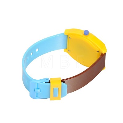 Trendy Plastic Quartz Wrist Watches WACH-N018-01-1