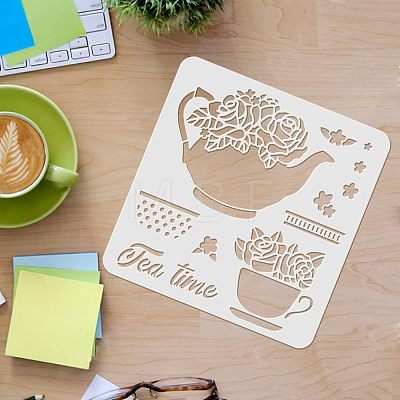 Plastic Reusable Drawing Painting Stencils Templates DIY-WH0172-261-1