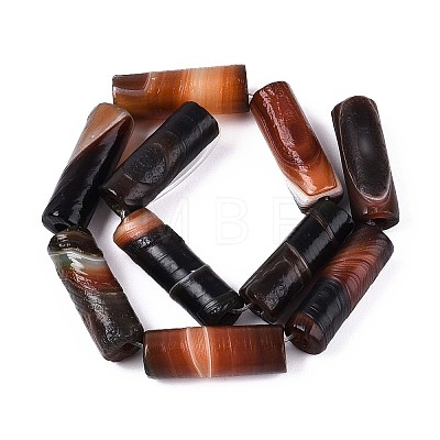 Natural Agate Beads Strands G-N357-05A-01-1