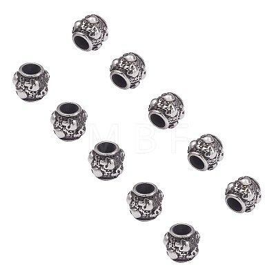Unicraftale Halloween 316 Surgical Stainless Steel European Beads STAS-UN0007-57AS-1