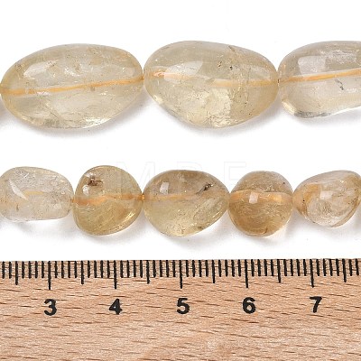 Heated Natural Citrine Beads Strands G-L650-I01-01-1