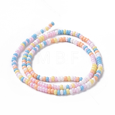 Glass Seed Bead Strands LAMP-B021-04E-1