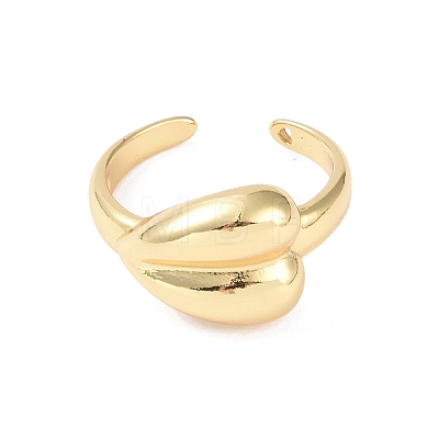 Brass Cuff Finger Rings RJEW-H227-01G-01-1