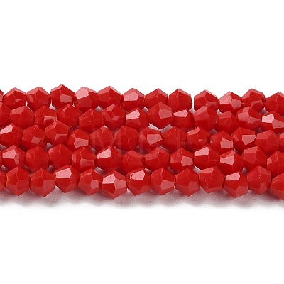 Opaque Solid Color Imitation Jade Glass Beads Strands LS-EGLA-A039-P4mm-D02-1