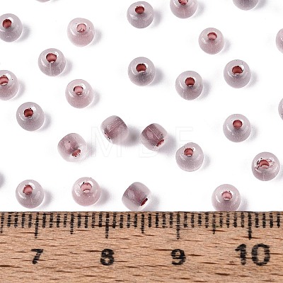 6/0 Transparent Inside Colours Glass Seed Beads SEED-N008-08C-1