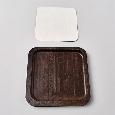 Square Wooden Organizer Display Jewelry Plates ODIS-WH0099-221A-1