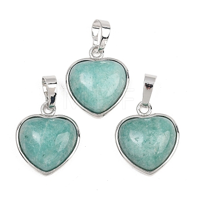 Natural Amazonite Pendants G-A315-04B-P-1