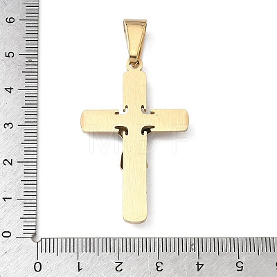 Two Tone 304 Stainless Steel Pendants STAS-A142-06G-1