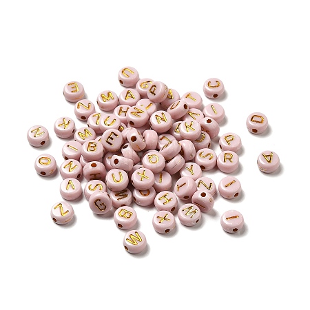 Plating Acrylic Beads OACR-P017-A03-1