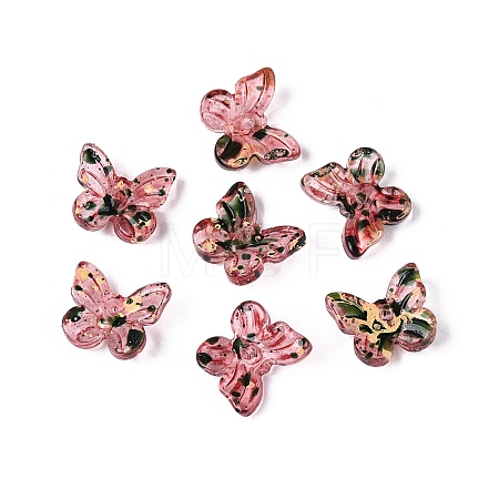Picasso Transparent Glass Beads SEED-N012-06B-1