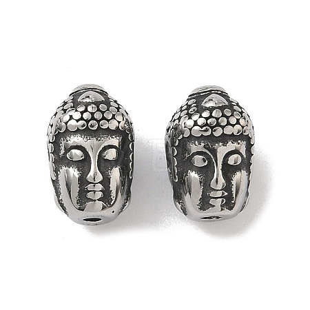 Retro 316 Surgical Stainless Steel Beads STAS-L307-12AS-1