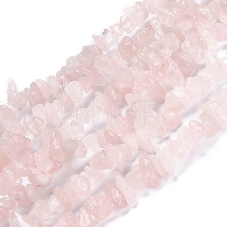 Natural Rose Quartz Beads Strands G-G011-14-1