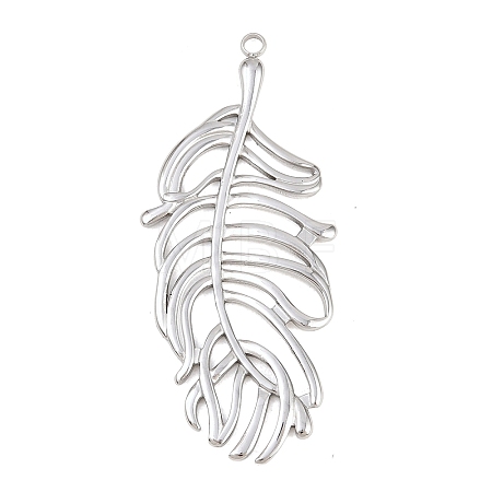 Hollow 304 Stainless Steel Pendants STAS-Z194-03P-01-1
