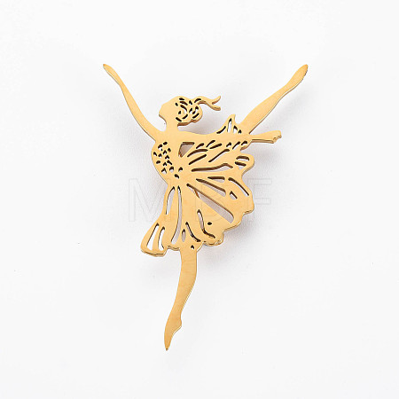 Dancer Brooch JEWB-N007-001G-FF-1