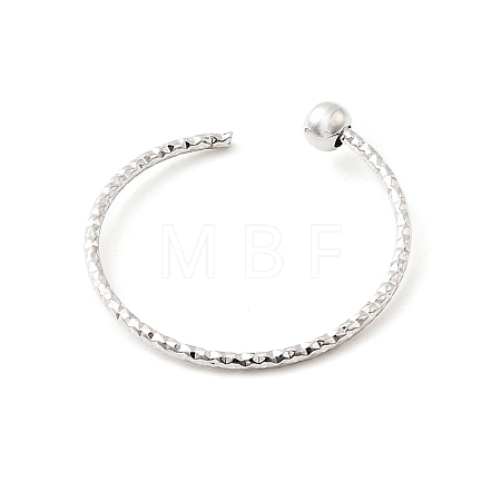 Brass Cuff Ring Settings LS-KK-P337-01P-1