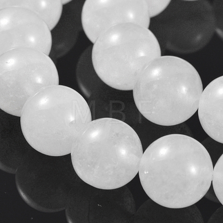 Natural White Jade Bead Strands G-J276-50-8mm-1