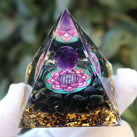 Orgonite Pyramid Resin Energy Generators PW-WG94568-23-1