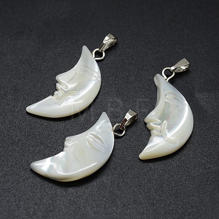 Shell Pendants SSHEL-E564-14P-1