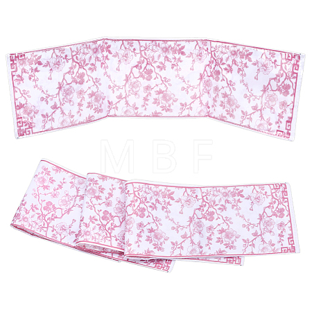 Printed Plastic Chinoiserie Mahjong Card Protector Cover AJEW-WH0709-445B-1