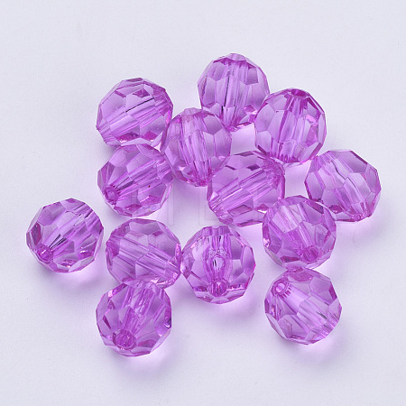 Transparent Acrylic Beads LS-X-TACR-Q257-6mm-V48-1