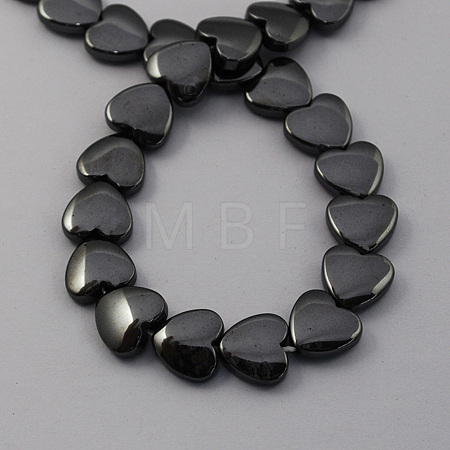 Non-magnetic Synthetic Hematite Beads Strands G-Q897-6x6mm-1