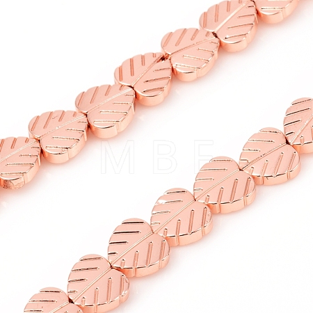 Electroplated Non-magnetic Synthetic Hematite Beads Strands G-F682-08-RG-1