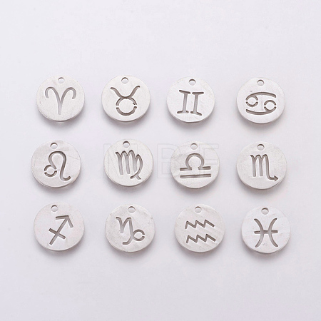 Non-Tarnish 304 Stainless Steel Charms STAS-X0017-07P-1