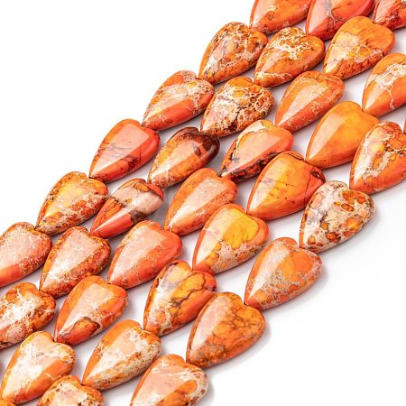 Natural Imperial Jasper Bead Strands G-C074-04G-1