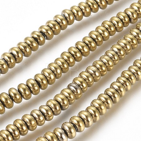 Non-magnetic Synthetic Hematite Beads Strands G-G826-02G-4mm-1