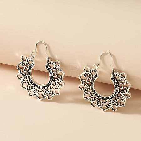 Alloy Hoop Earrings FS-WG0F541-12-1