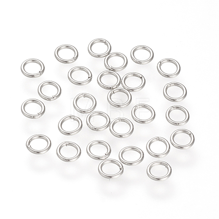 304 Stainless Steel Soldered Closed Jump Rings X-STAS-S066-16-4mm-1