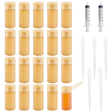 20Pcs Plastic Flip Travel Squeeze Bottles MRMJ-BC0003-57A-1