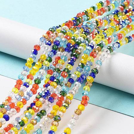 Glass Beads Strands EGLA-A034-M4mm-61-1