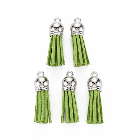 Faux Suede Tassel Pendant Decorations X-FIND-R095-018P-1