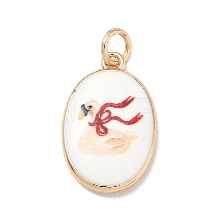 Printed Brass Pendants KK-CBA9B3D-02G-08-1