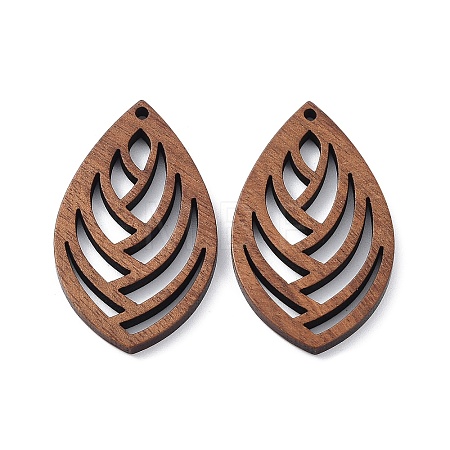 Walnut Wood Laser Cut Pendants WOOD-Q051-01E-1
