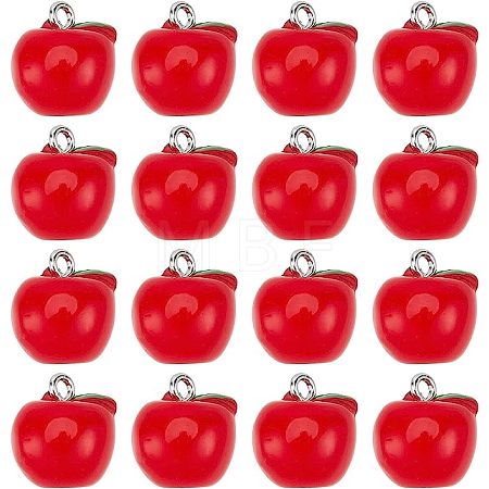 25Pcs Teachers' Day Opaque Resin Charms RESI-SC0002-43-1
