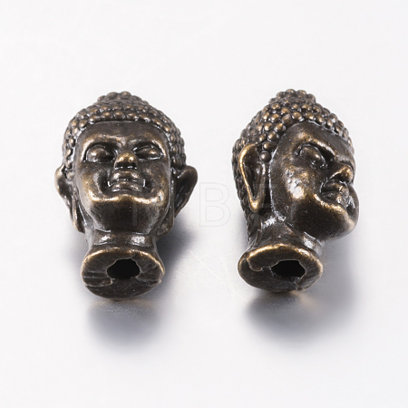 Tibetan Style Alloy Beads PALLOY-F200-07AB-1