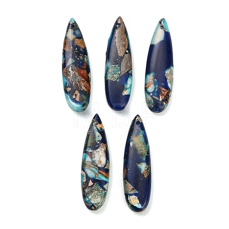 Dyed Synthetic Imperial Jasper Pendants GG-CBAA20A-08D-1