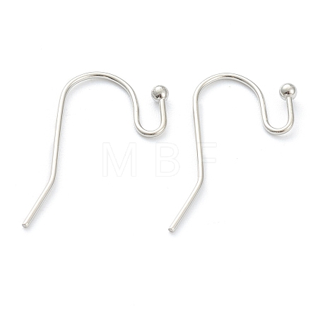 Non-Tarnish 316 Surgical Stainless Steel Earring Hooks X-STAS-M288-04P-1